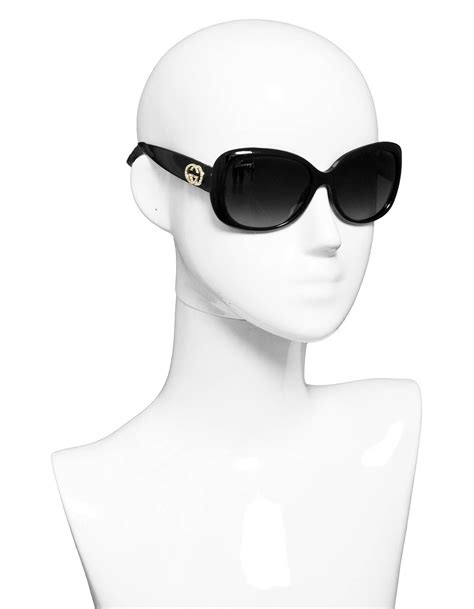 GUCCI Crystal GG Sunglasses GG 3644/N/S Black